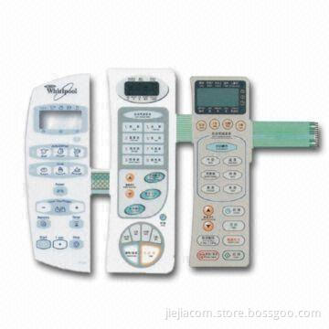 Membrane Tactile Keypad, Embedded LED, Fiber-optic and EL Backlighting are Available